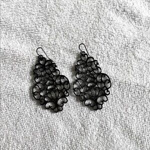 Earrings black, New